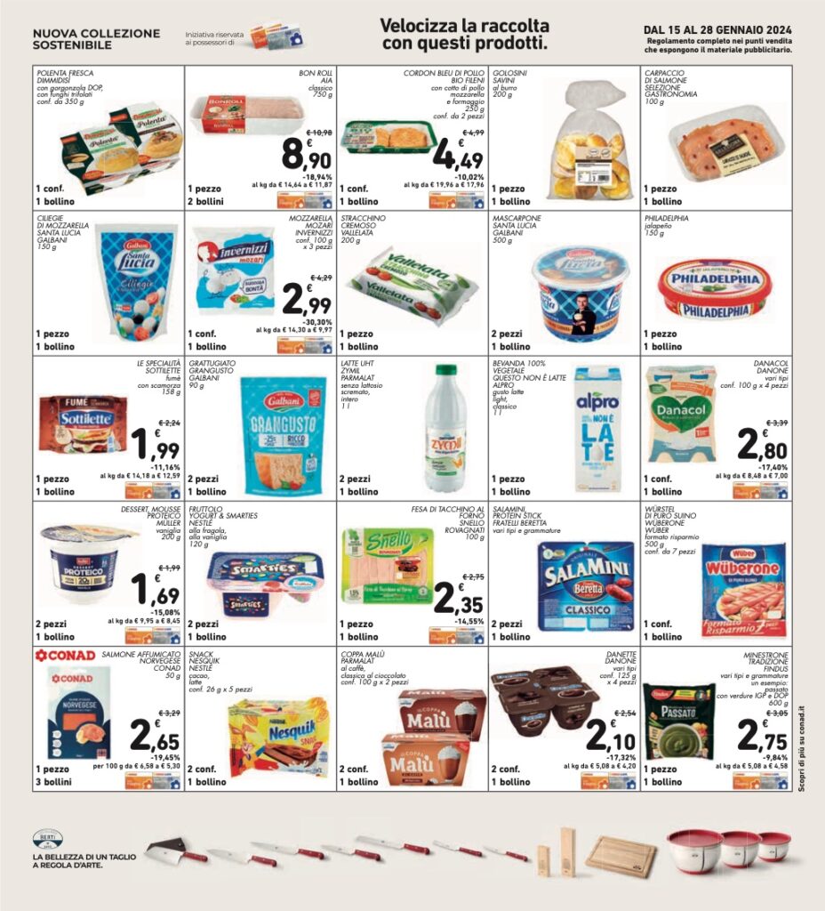 volantino Conad 15 gennaio 2024 pagina 33