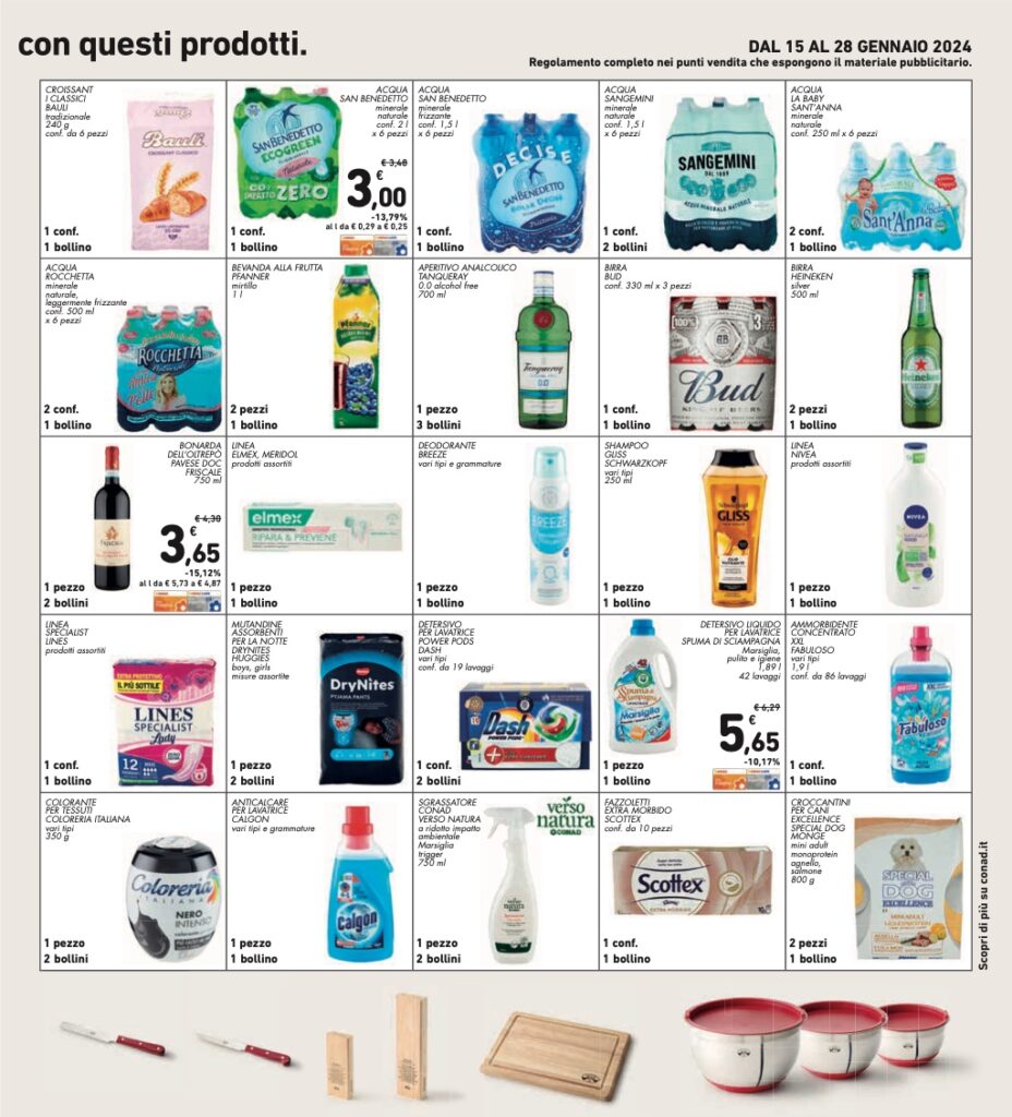 volantino Conad 15 gennaio 2024 pagina 35