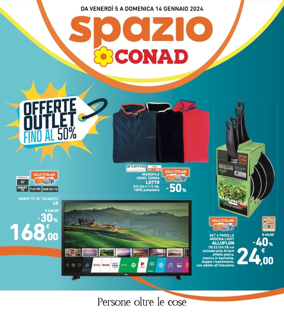 volantino Conad 5 gennaio 2024 pagina 01