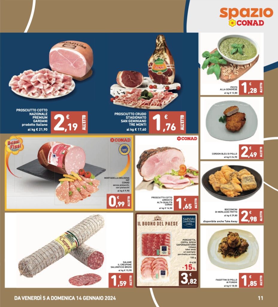 volantino Conad 5 gennaio 2024 pagina 11