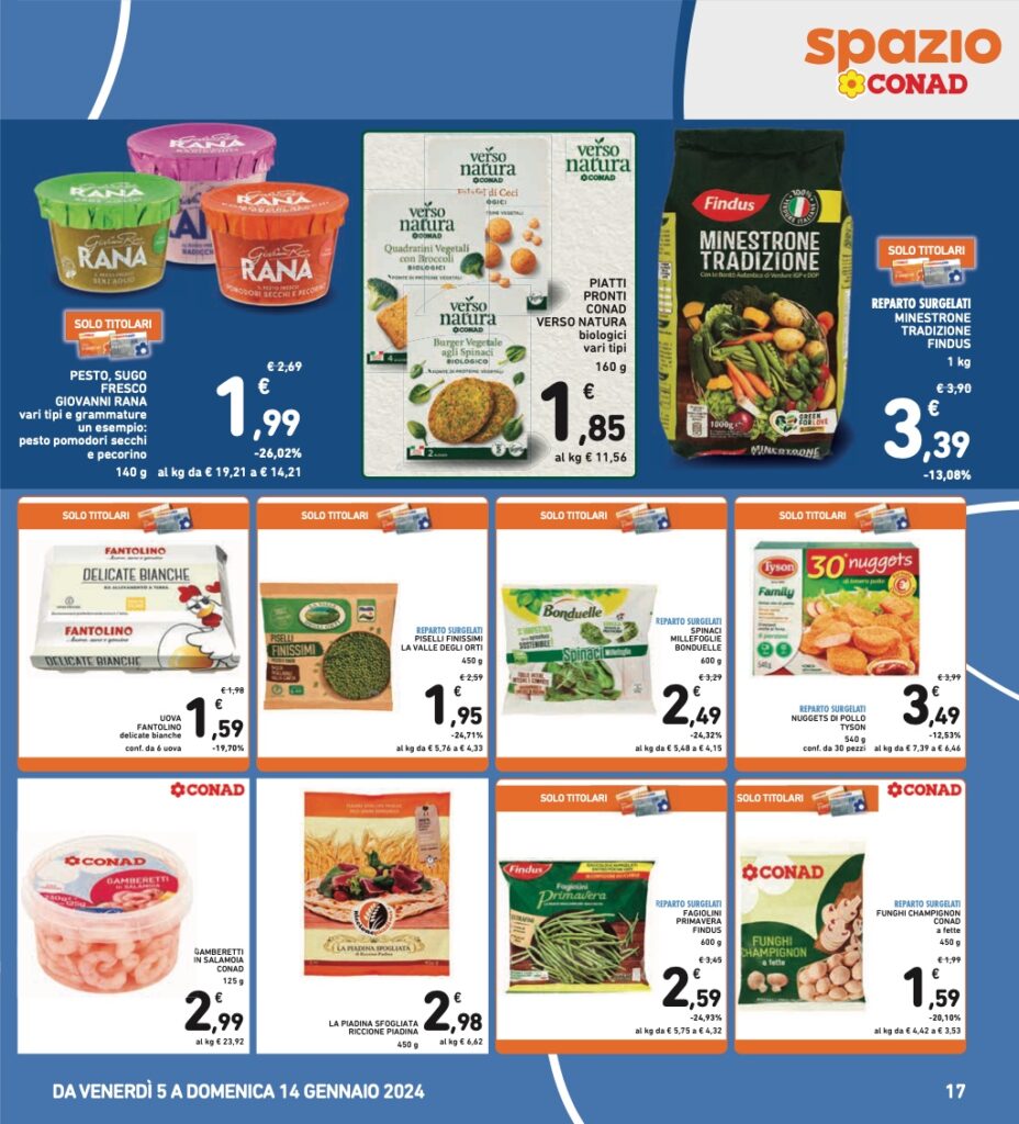 volantino Conad 5 gennaio 2024 pagina 17