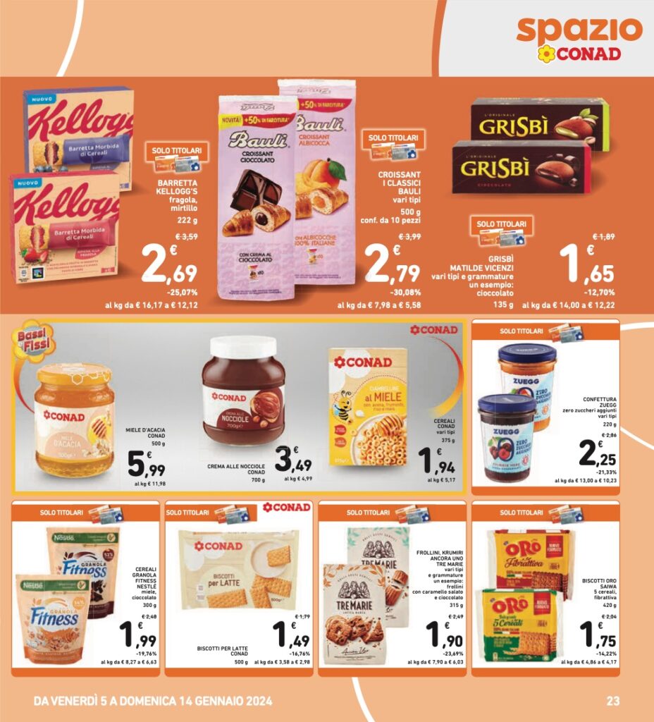 volantino Conad 5 gennaio 2024 pagina 23
