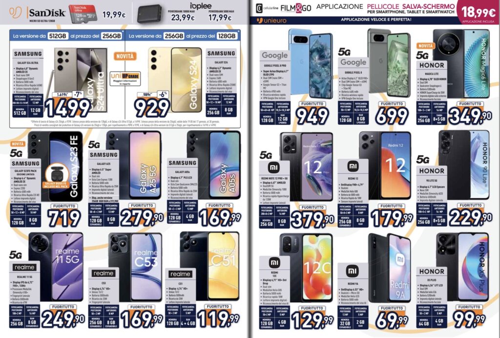 volantino Fuoritutto Unieuro 18 gennaio 2024 pagina 03