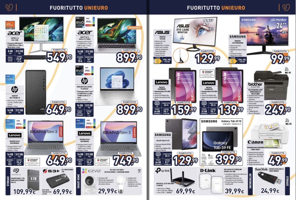 volantino Fuoritutto Unieuro 18 gennaio 2024 pagina 06