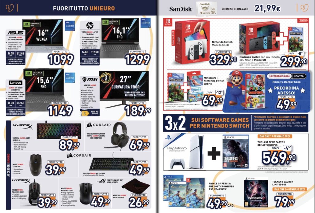 volantino Fuoritutto Unieuro 18 gennaio 2024 pagina 07