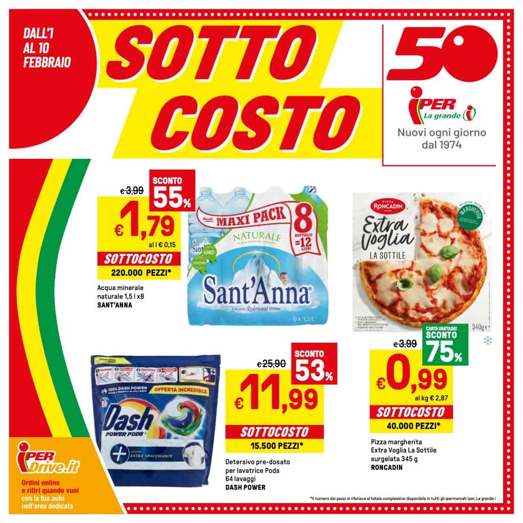 volantino Iper la grande I 1 febbraio 2024 pagina 01