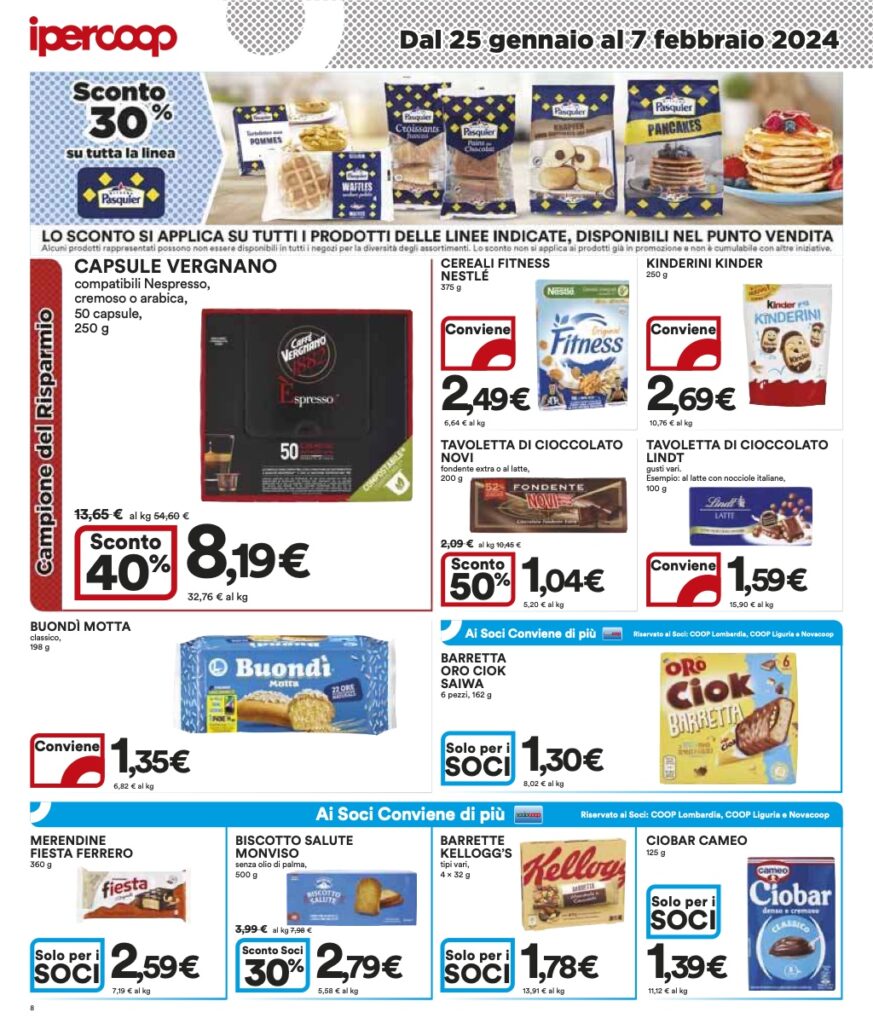 volantino Ipercoop Coop Lombardia 25 gennaio 2024 pagina 08