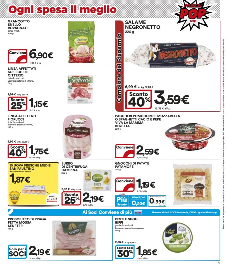 volantino Ipercoop Coop Lombardia 25 gennaio 2024 pagina 19