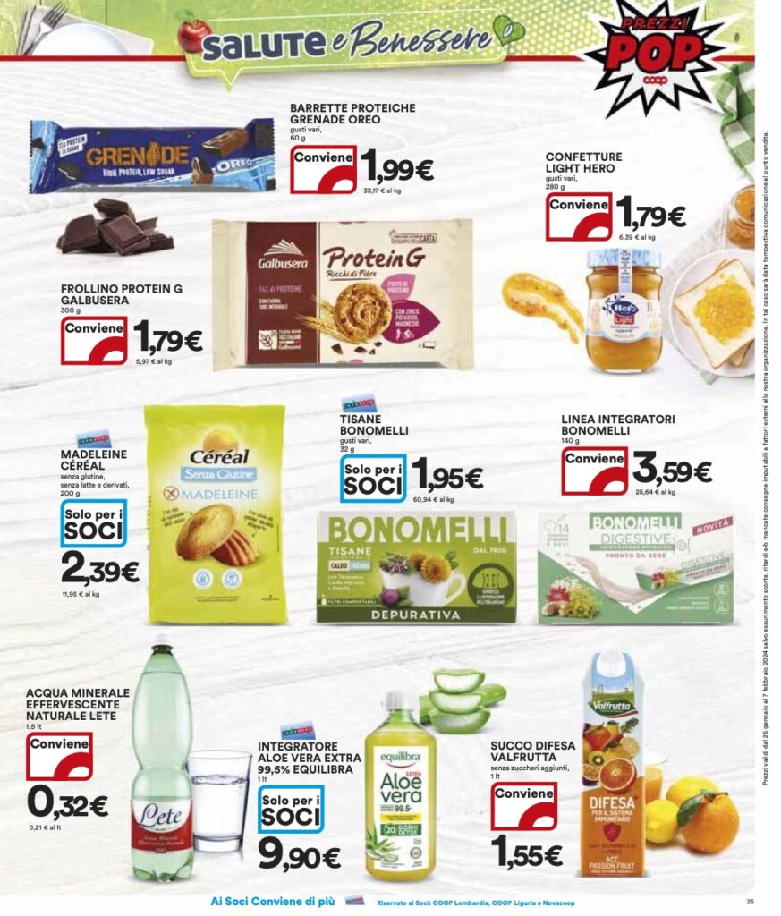 volantino Ipercoop Coop Lombardia 25 gennaio 2024 pagina 25