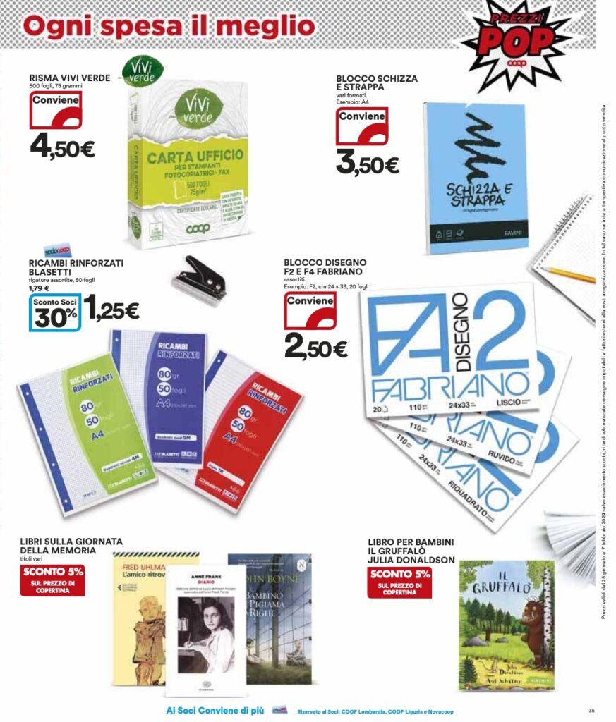 volantino Ipercoop Coop Lombardia 25 gennaio 2024 pagina 35