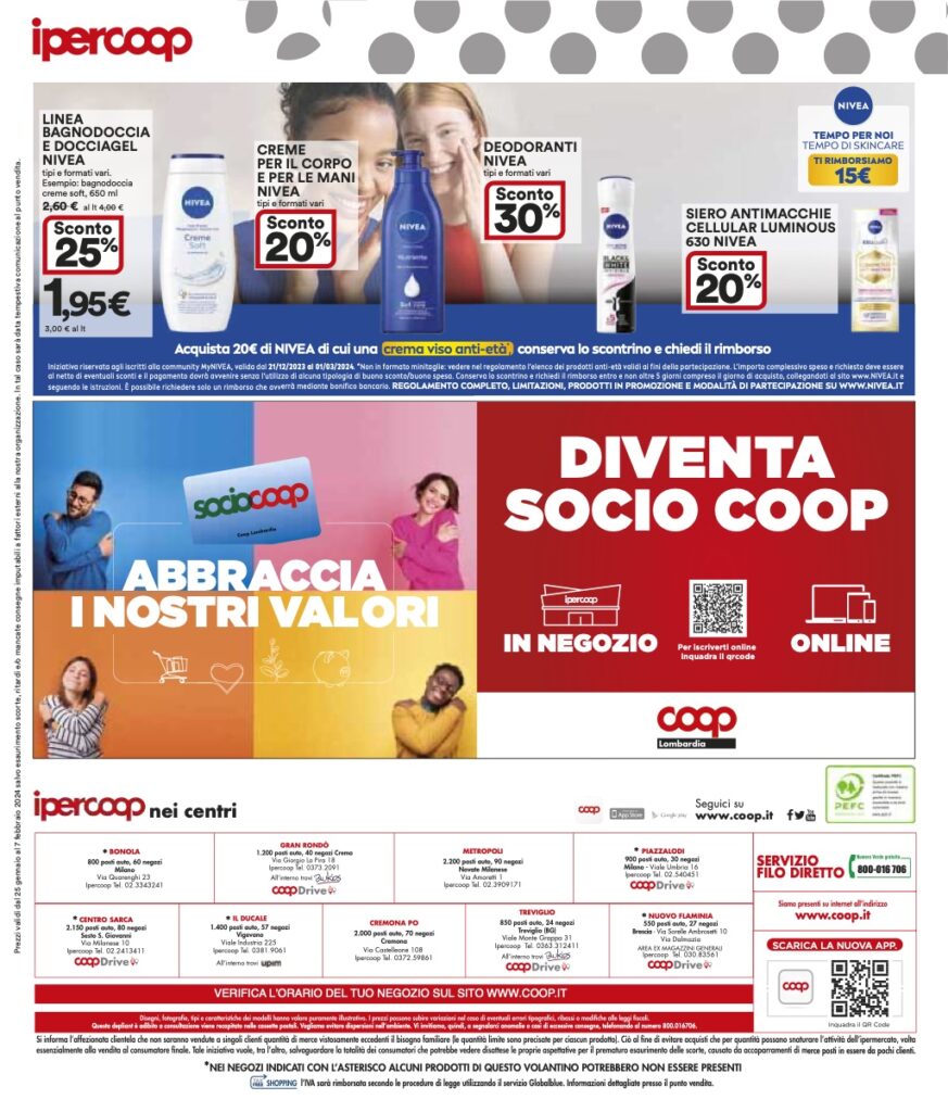 volantino Ipercoop Coop Lombardia 25 gennaio 2024 pagina 40