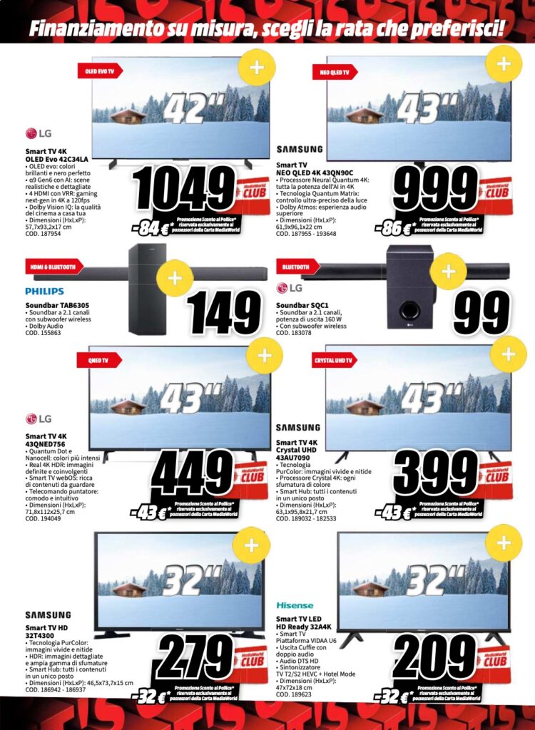 volantino MediaWorld 15 gennaio 2024 pagina 07