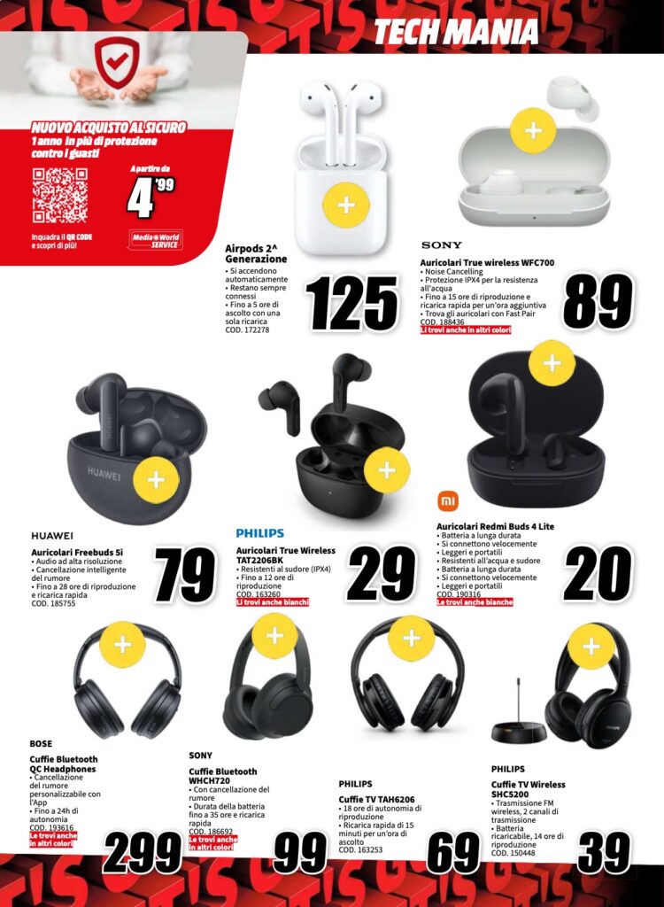 volantino MediaWorld 15 gennaio 2024 pagina 22