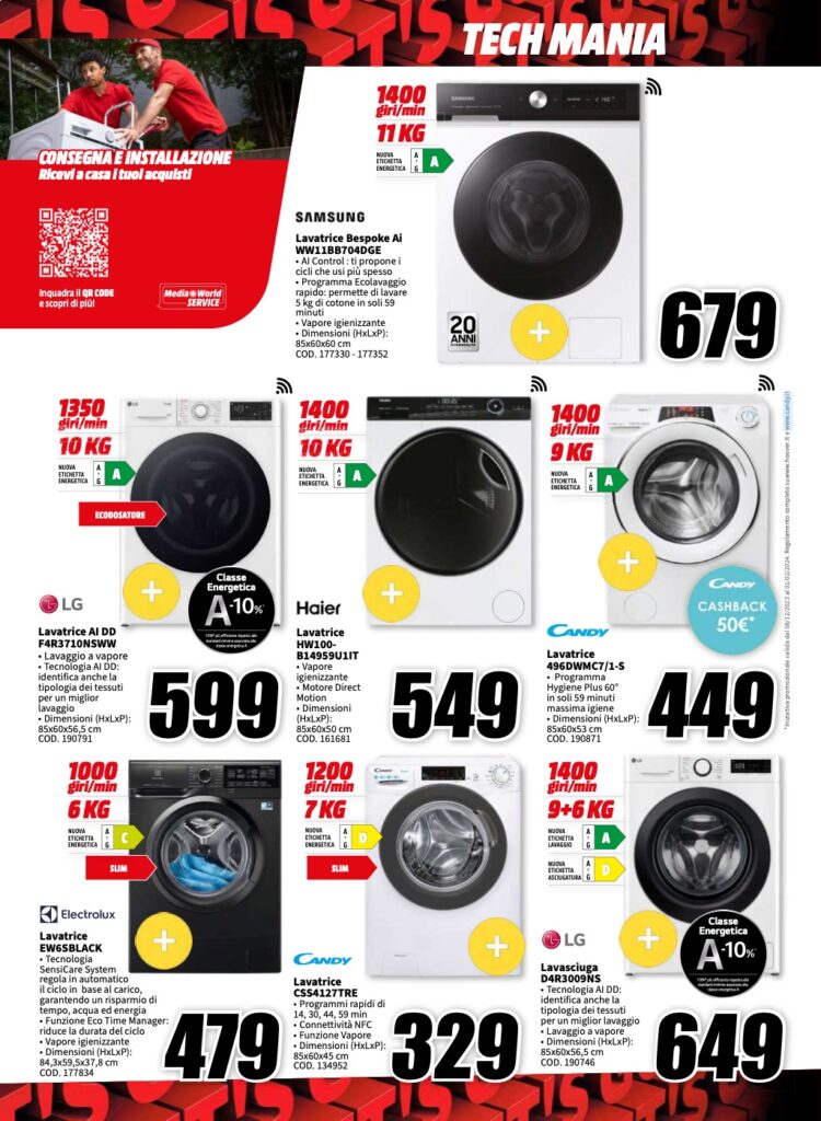 volantino MediaWorld 15 gennaio 2024 pagina 24