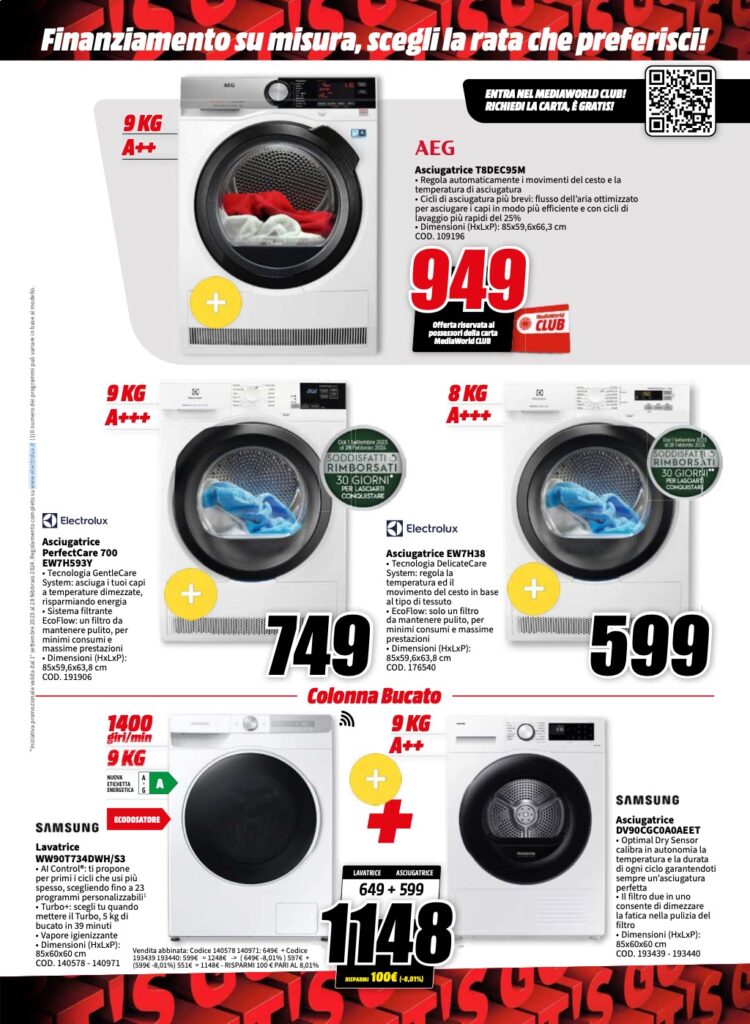 volantino MediaWorld 15 gennaio 2024 pagina 25