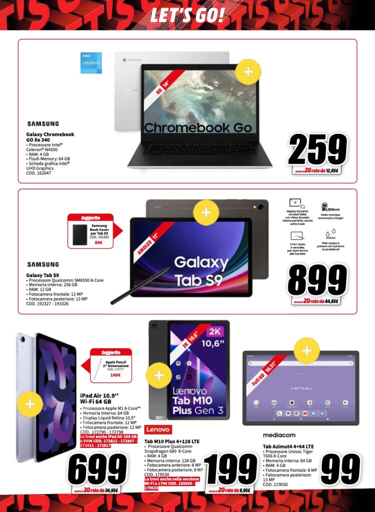 volantino MediaWorld 26 gennaio 2024 pagina 12