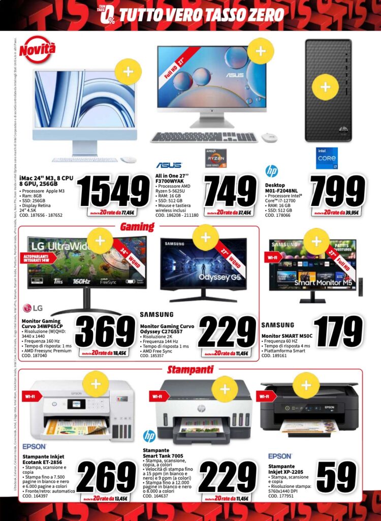 volantino MediaWorld 26 gennaio 2024 pagina 13