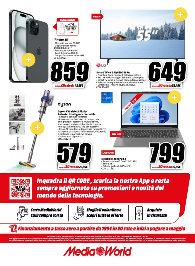 volantino MediaWorld 26 gennaio 2024 pagina 32