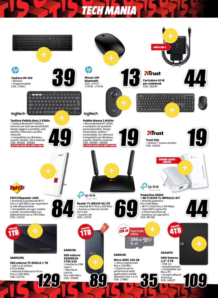 volantino MediaWorld 5 gennaio 2024 pagina 14