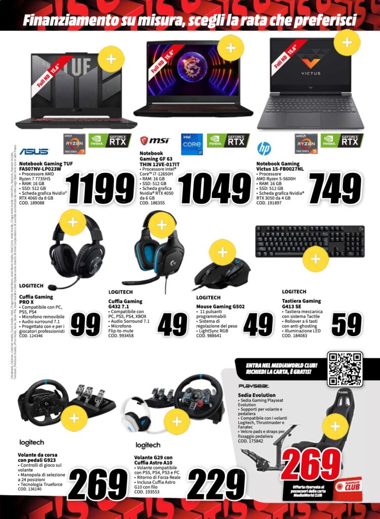 volantino MediaWorld 5 gennaio 2024 pagina 15