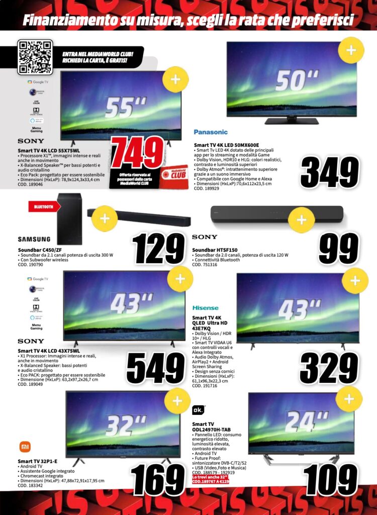 volantino MediaWorld 5 gennaio 2024 pagina 17