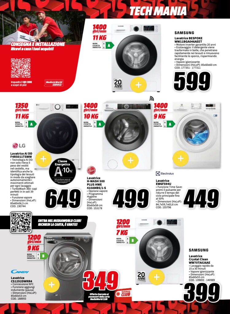 volantino MediaWorld 5 gennaio 2024 pagina 20