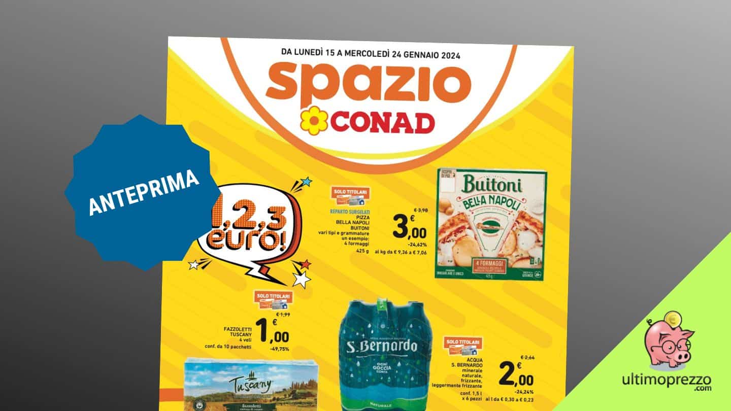 Volantino Conad, dal 15 gennaio 2024 c’è anche una Tesla in offerta