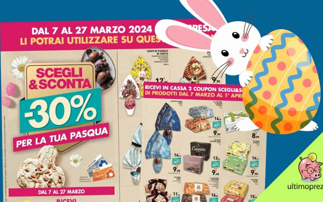 Uova di Pasqua 2024, Conad rilancia lo sconto 30 che scegli tu: ecco come approfittarne