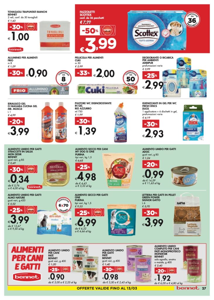 volantino Bennet 29 febbraio 2024 pagina 28