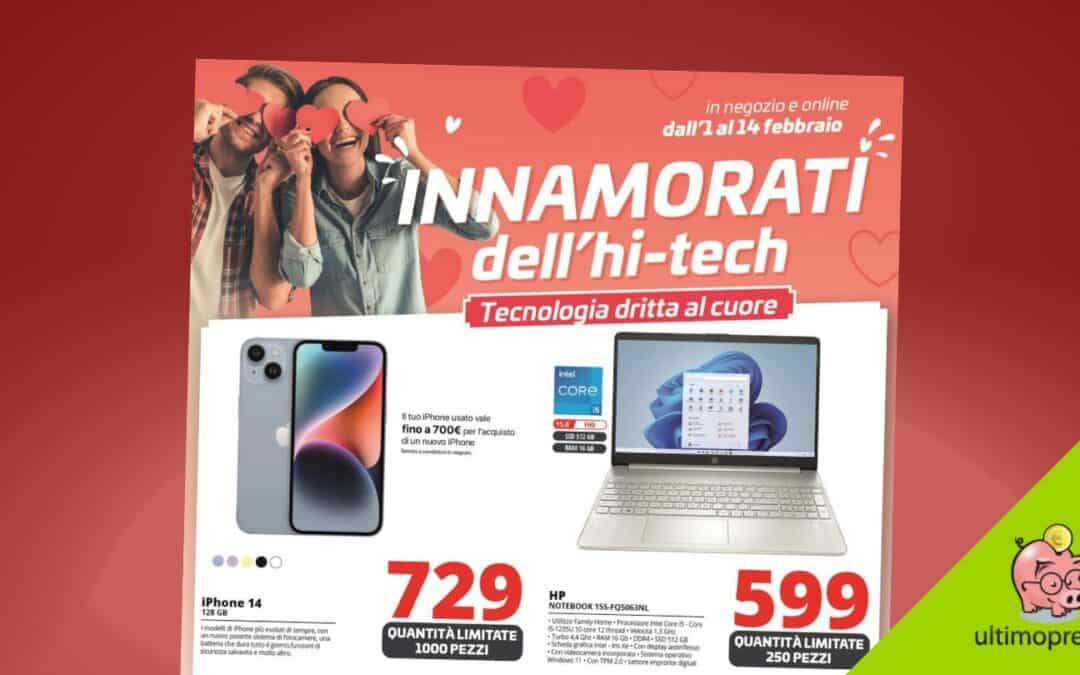 Da Comet Innamorati dell’hi-tech, ecco il volantino fino a San Valentino 2024