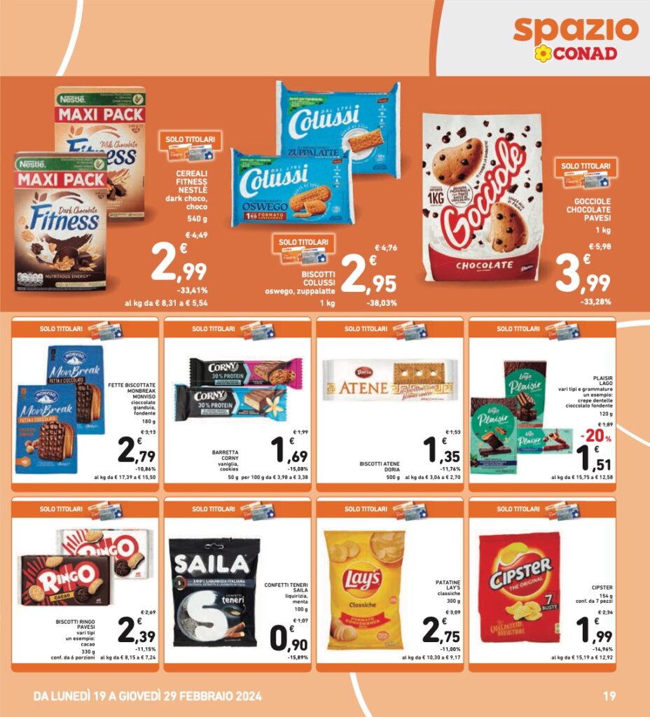 volantino Conad 19 gennaio 2024 pagina 19