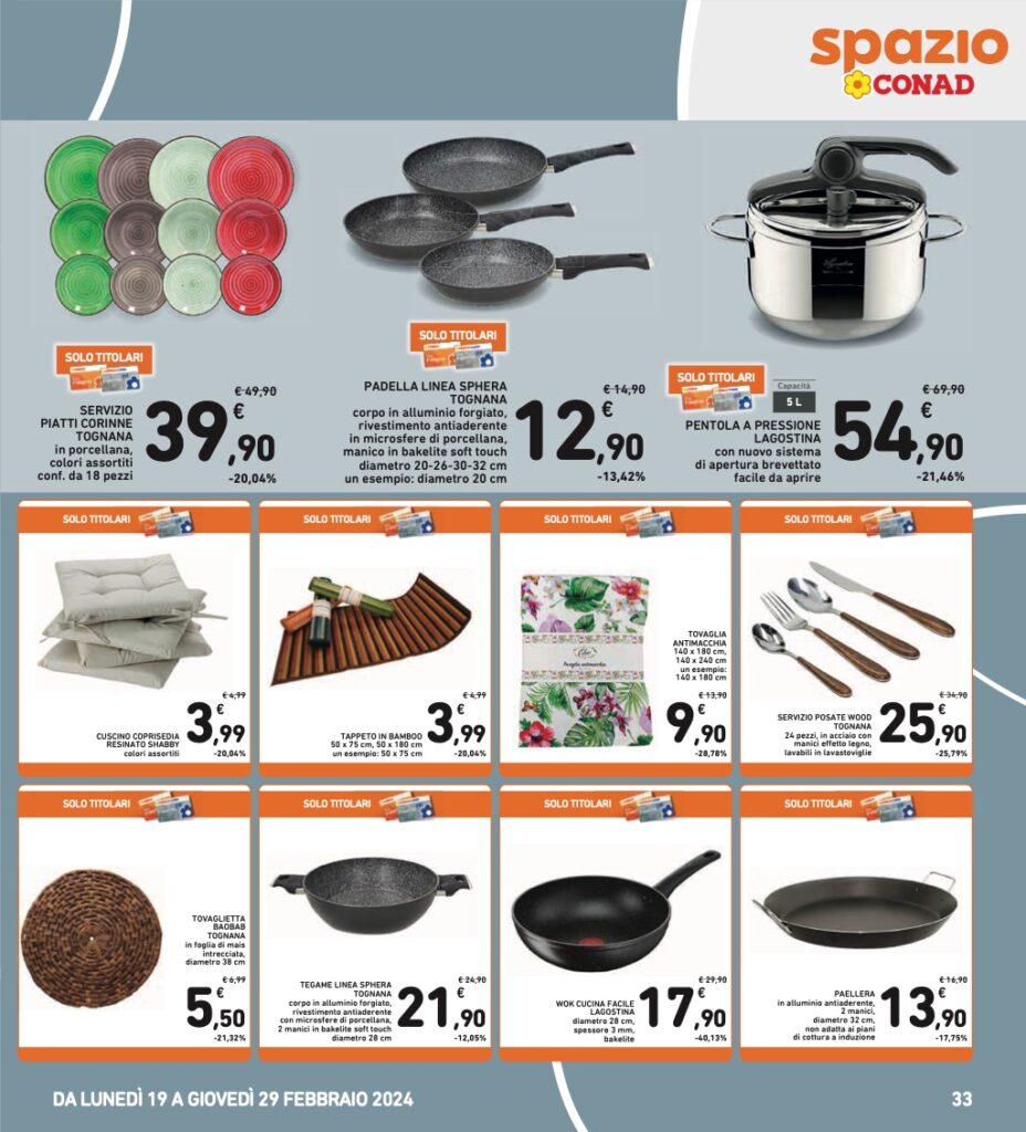 volantino Conad 19 gennaio 2024 pagina 33