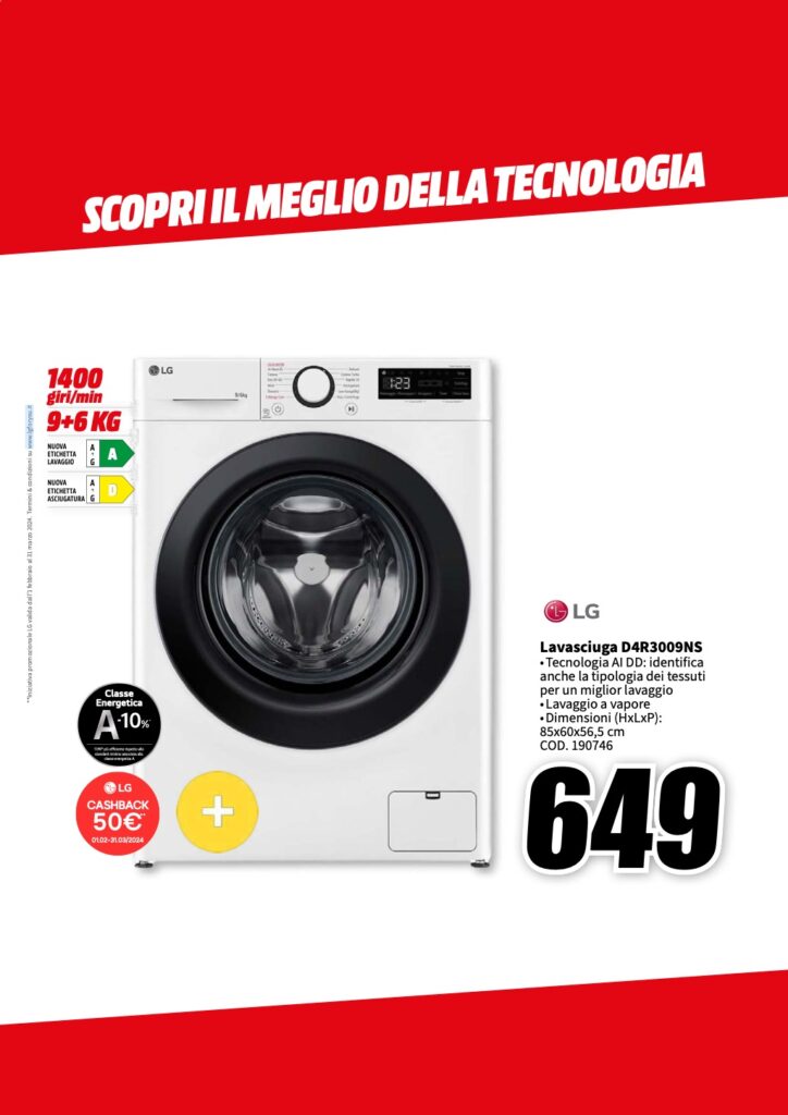 volantino MediaWorld 22 febbraio 2024 pagina 33