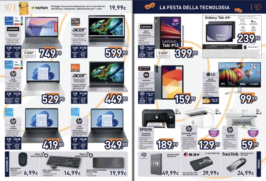 volantino Unieuro 1 febbraio 2024 pagina 05