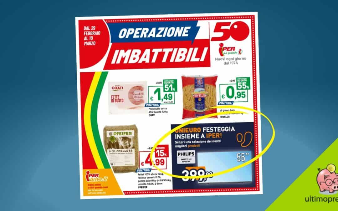C’è del volantino Unieuro nel nuovo volantino Iper, le offerte di inizio marzo 2024 ritrovano la tecnologia