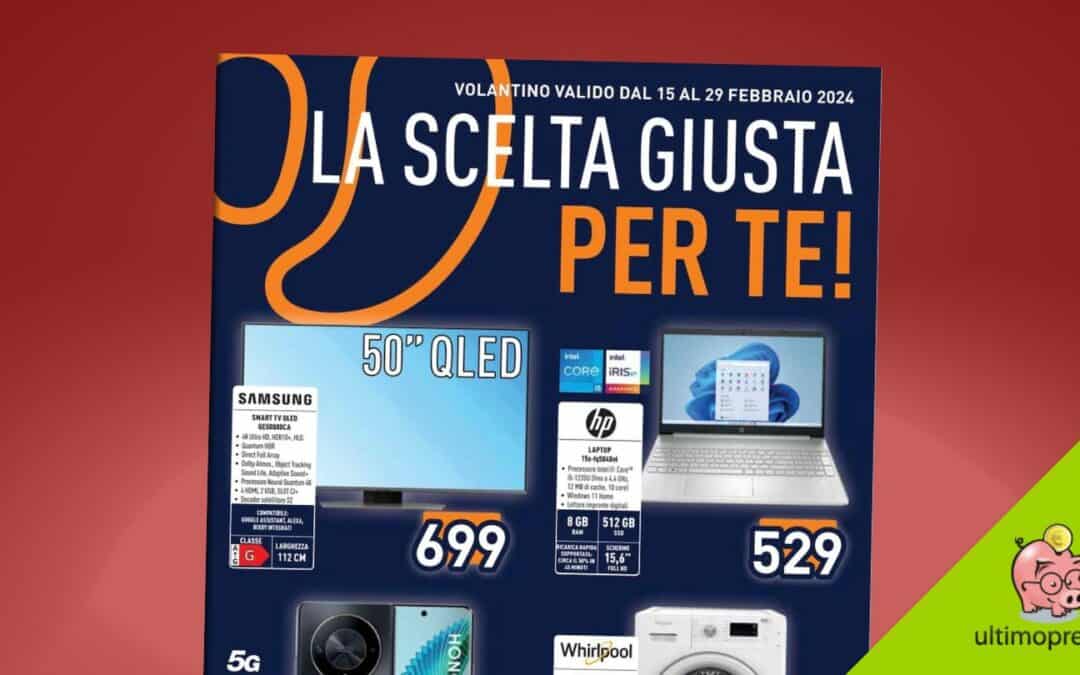 volantino unieuro 15 febbraio 2024