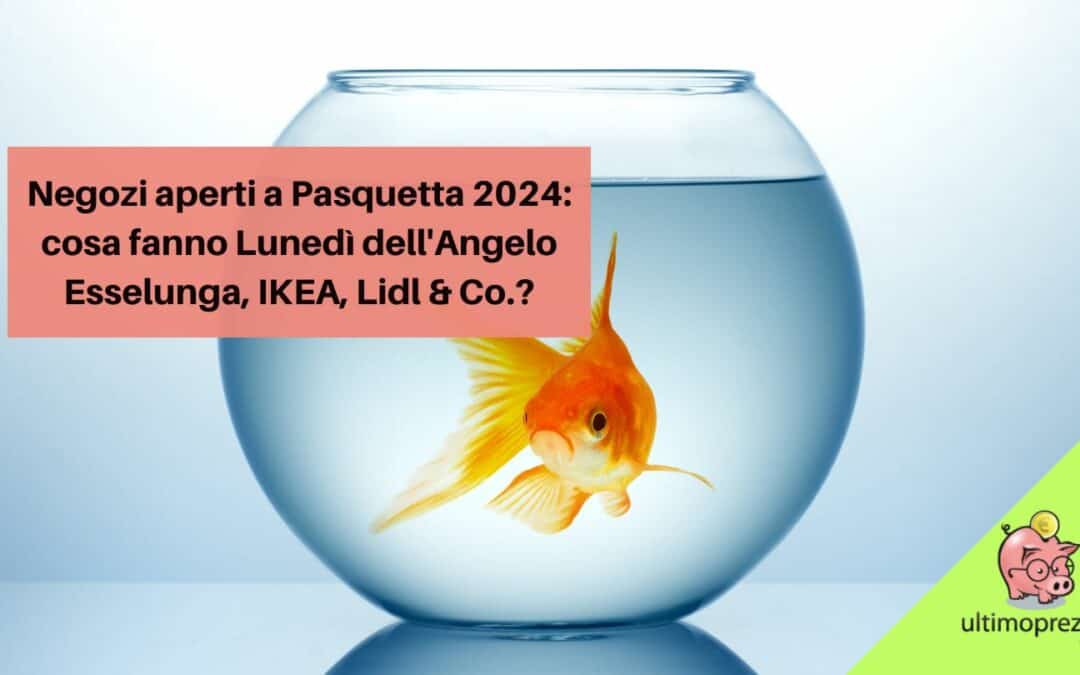 Negozi aperti a Pasquetta 2024: cosa fanno Lunedì dell’Angelo Esselunga, IKEA, Lidl, Unieuro e gli altri?