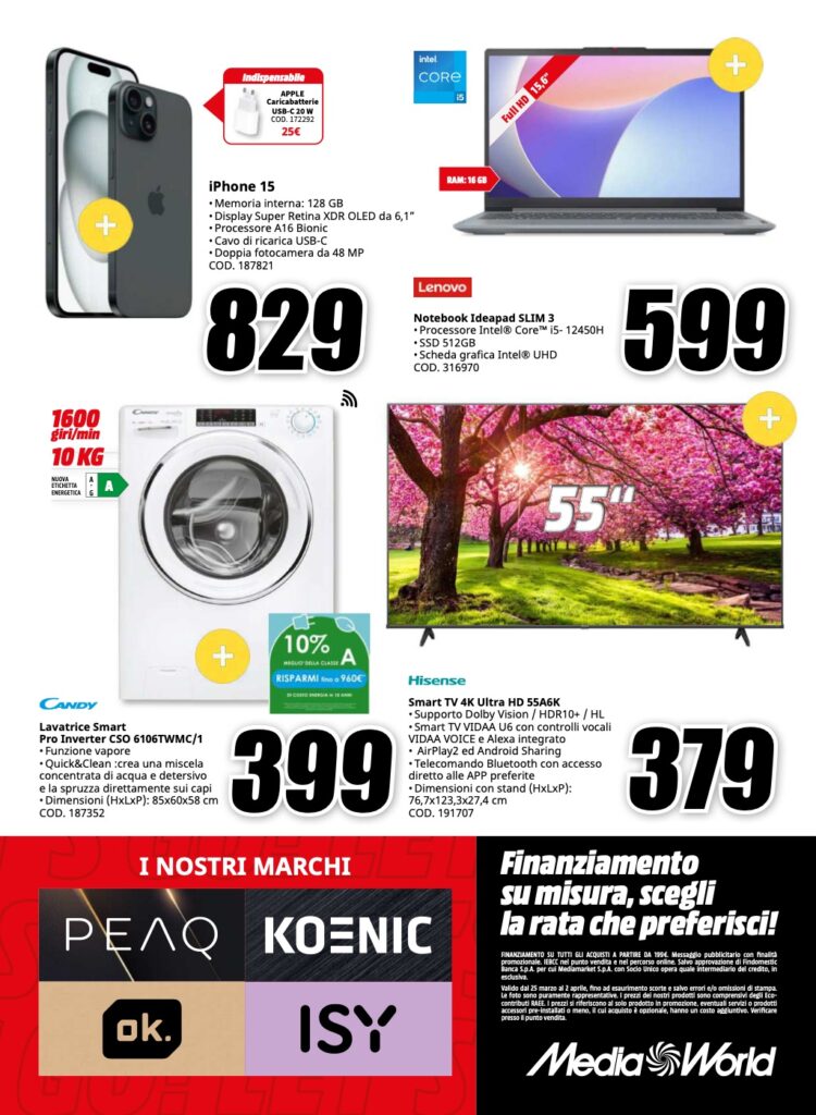 volantino MediaWorld 25 marzo 2024 pagina 28