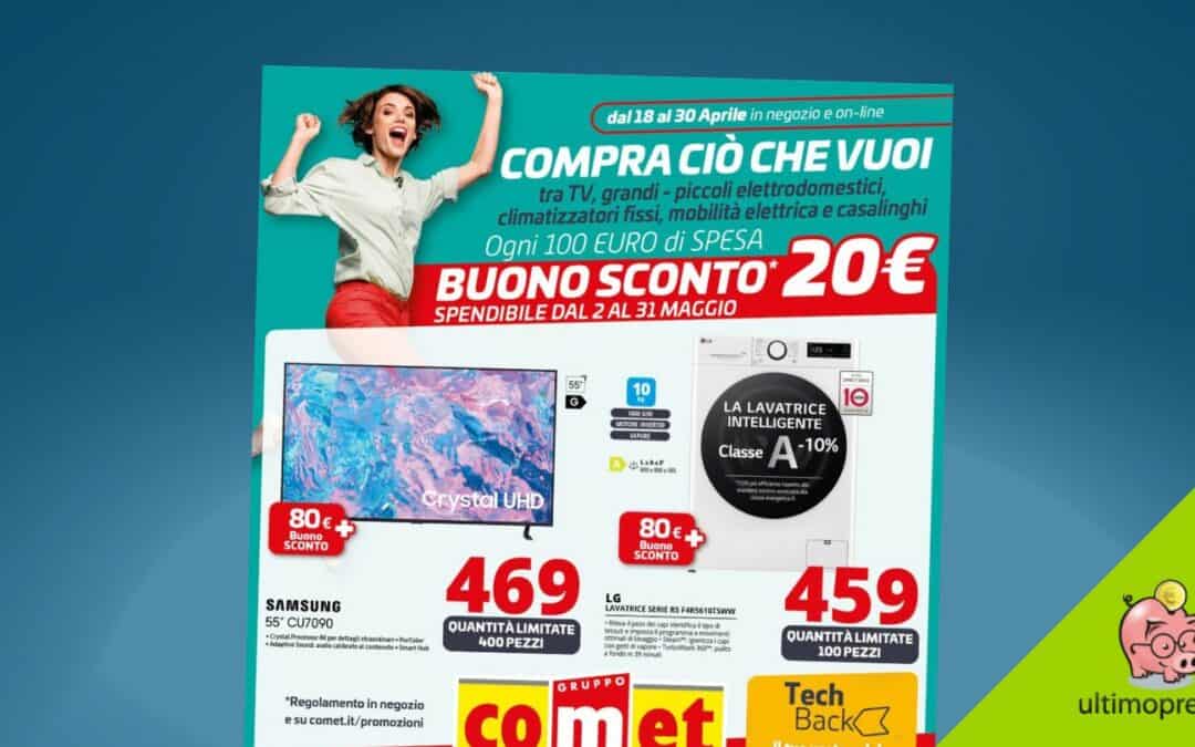 Comet regala buoni spesa: ecco come funziona la promo fino al 30 aprile 2024!