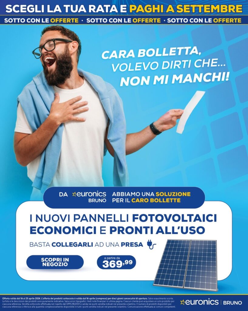 volantino Euronics sottocosto 16 aprile 2024 pagina 24