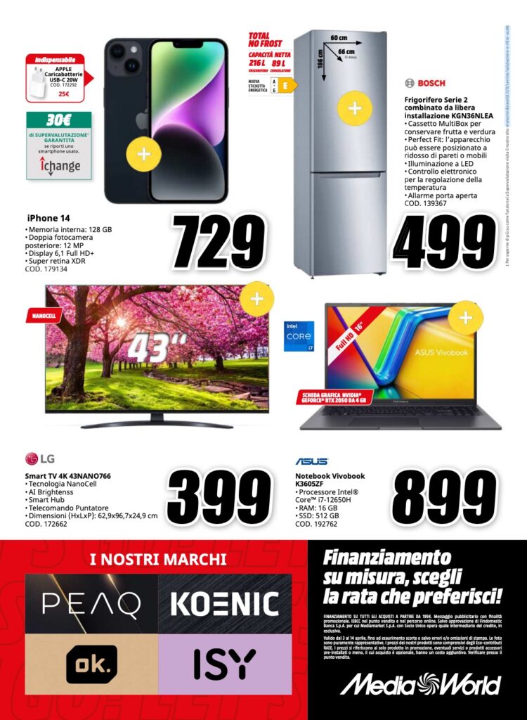 volantino MediaWorld 3 aprile 2024 pagina 28