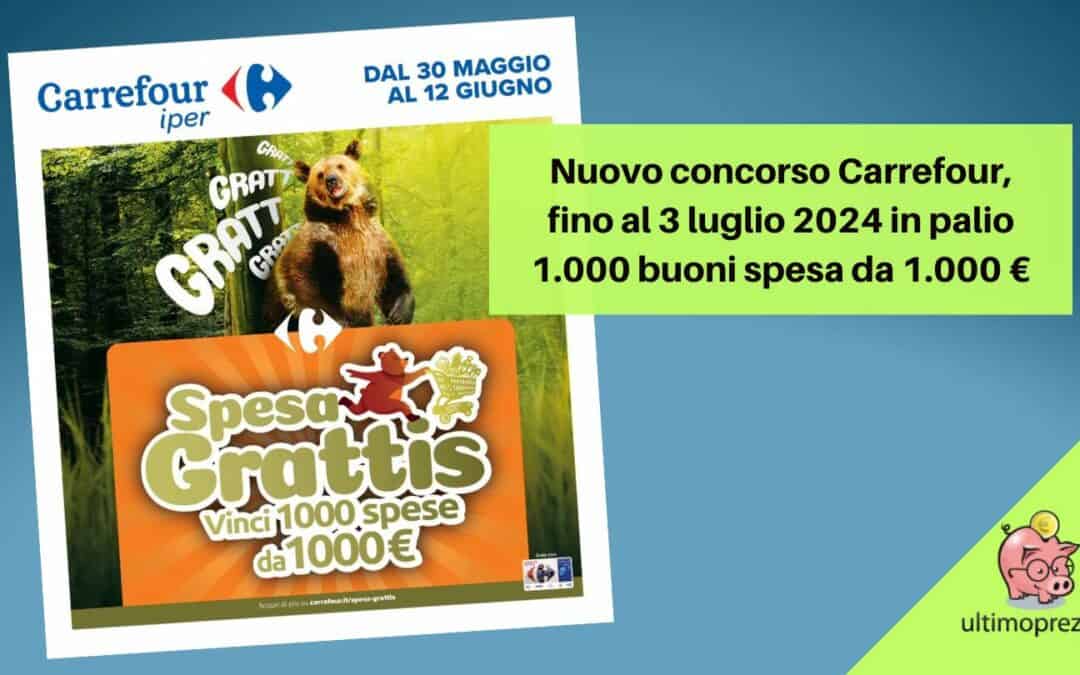concorso carrefour spesa grattis