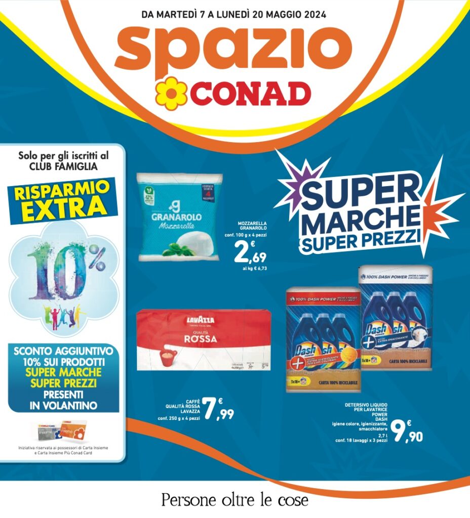 volantino Conad 7 maggio 2024 pagina 01