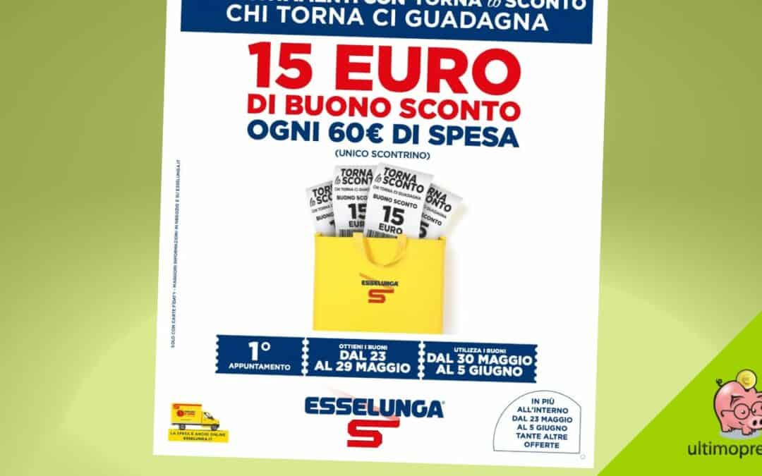 Volantino Esselunga Torna lo sconto: buoni spesa in regalo fino al 10 luglio 2024, ecco come funziona!