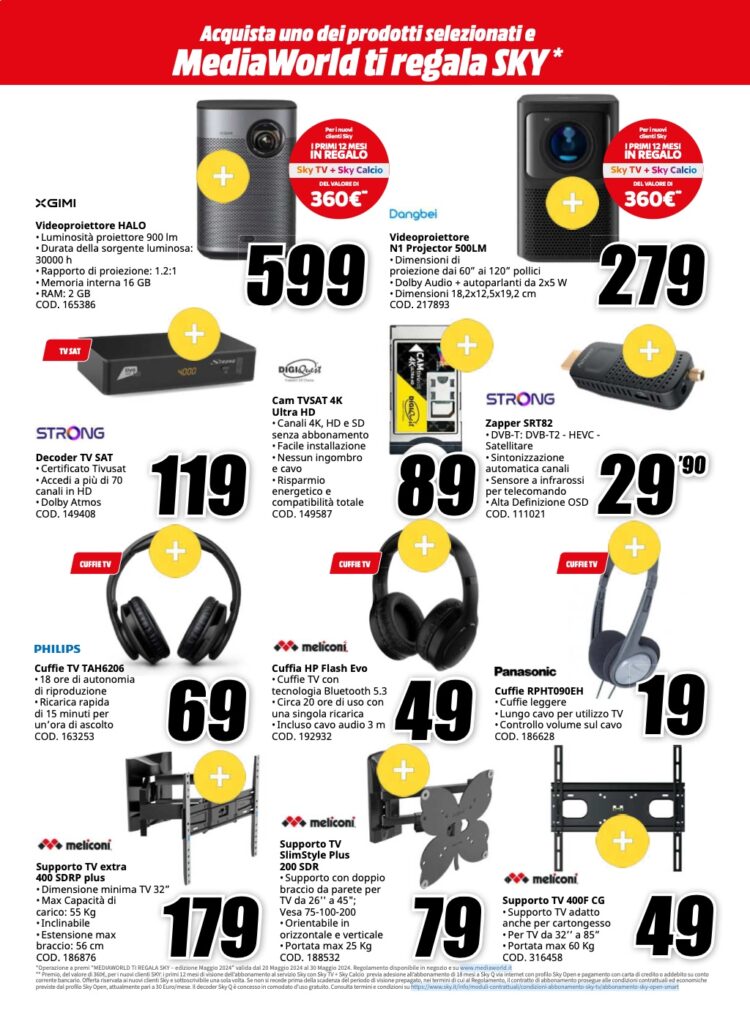volantino MediaWorld Euro2024 20 maggio pagina 08