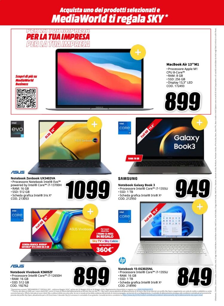 volantino MediaWorld Euro2024 20 maggio pagina 18
