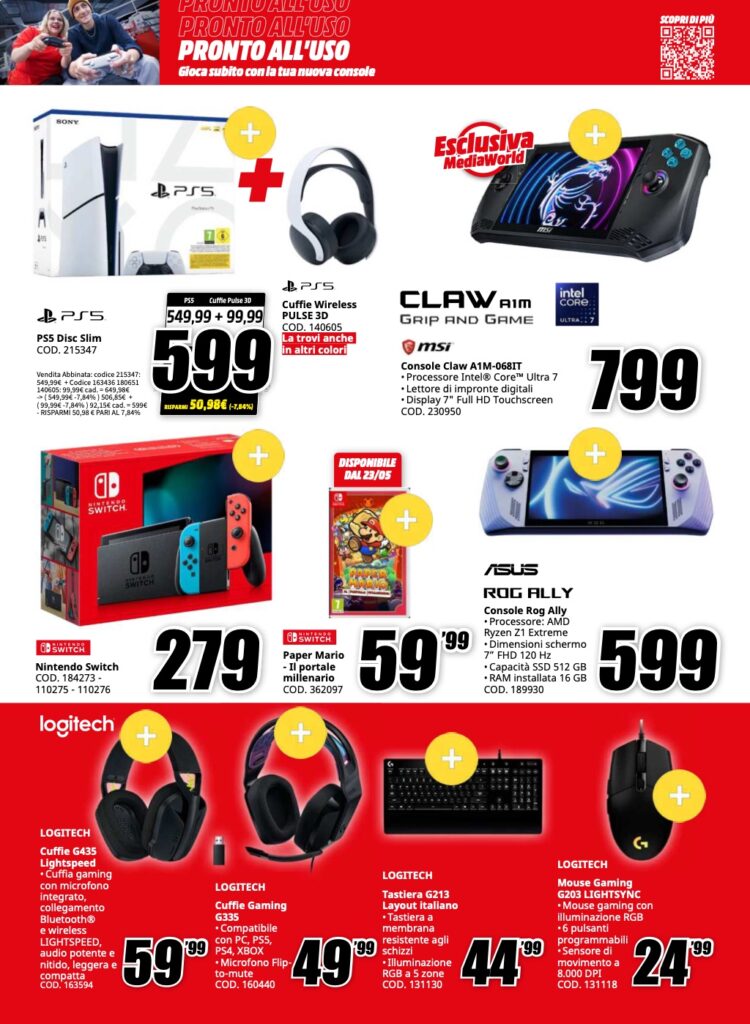 volantino MediaWorld Euro2024 20 maggio pagina 23