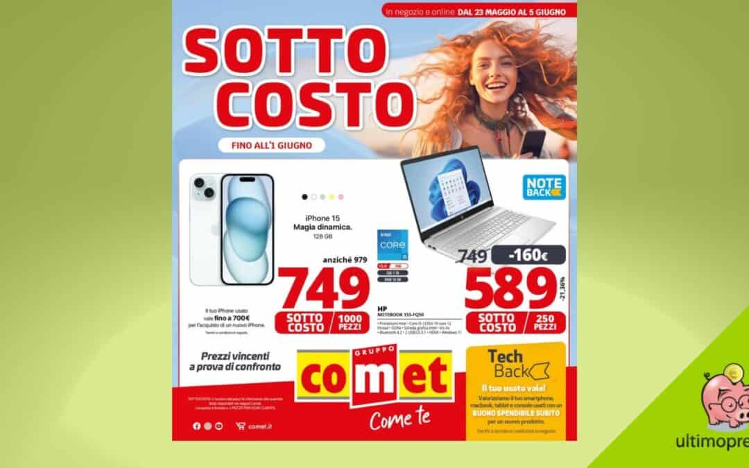 Comet, volantino sottocosto: fino al 1° giugno 2024 tante offerte sui TV