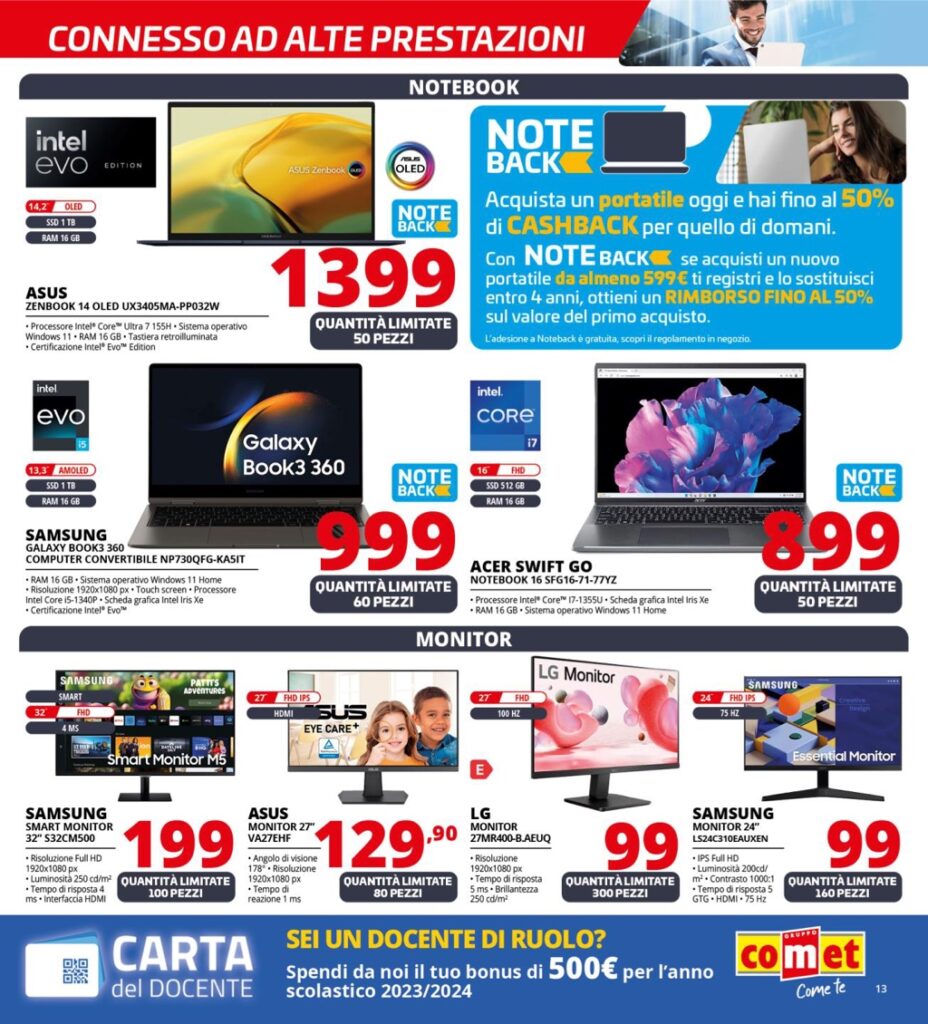 volantino sottocosto Comet 23 maggio 2024 pagina 13
