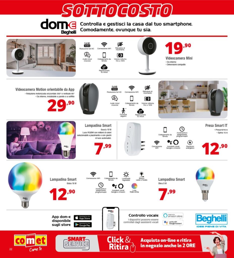 volantino sottocosto Comet 23 maggio 2024 pagina 22